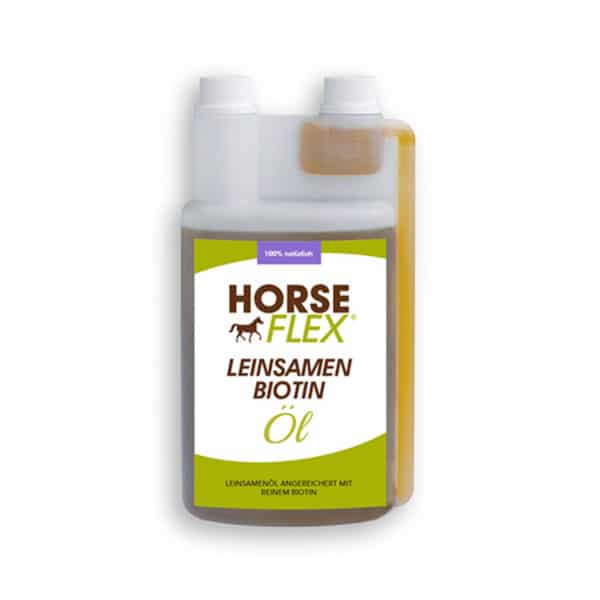 Horseflex Laneno olje + biotin, 1 L